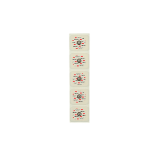 SOLVENTUM RED DOT MONITORING ELECTRODES WITH FOAM TAPE & STICKY GEL - Monitoring Electrode with Abrader, 4cm x 3.5cm, Radiolucent Stud, 3/bg, 200 bg/cs | Quantity - 1x CS