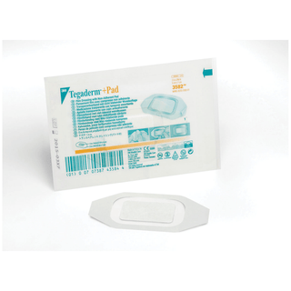 SOLVENTUM TEGADERM + PAD FILM DRESSING WITH NON-ADHERENT PAD - Transparent Dressing, 6" x 6", Pad Size 4" x 4", 25/bx, 4 bx/cs | Quantity - 1x CS