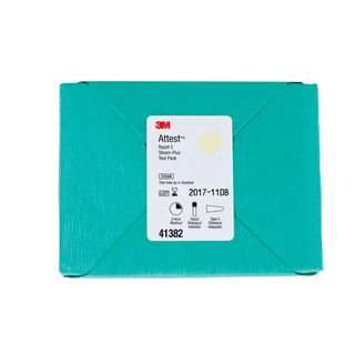 SOLVENTUM ATTEST RAPID 5 STEAM PLUS TEST PACK - Test Pack Includes: 16 Test Packs + 4 Controls, 3 Hr Readout, Brown Cap, Consists of 1292 BI + Comply (SteriGage) Steam Chemical Integrator, 16/bx, 4 bx/cs | Quantity - 1x CS
