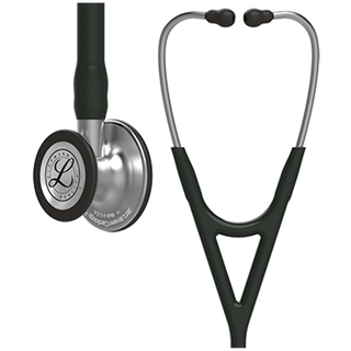 SOLVENTUM LITTMANN CARDIOLOGY IV STETHOSCOPE - Stethoscope, Champagne Finish Chestpiece, Black Tube, 27" (Littmann items are only available for sale online by distributors authorized by 3M Littmann) | Quantity - 1x EA
