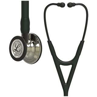 SOLVENTUM LITTMANN CARDIOLOGY IV STETHOSCOPE - Stethoscope, Champagne Finish Chestpiece, Black Tube, 27" (Littmann items are only available for sale online by distributors authorized by 3M Littmann) | Quantity - 1x EA