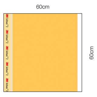 SOLVENTUM IOBAN 2 ANTIMICROBIAL INCISE DRAPE - Incise Drape, Overall 35" x 23", Incise 23" x23", 10/bx, 4 bx/cs | Quantity - 1x CS