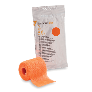 SOLVENTUM SCOTCHCAST PLUS CASTING TAPE - Plus Casting Tape, Standard, 3" x 4 yds, Yellow, 10/cs | Quantity - 1x CS
