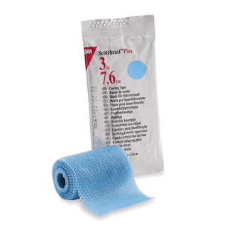 SOLVENTUM SCOTCHCAST PLUS CASTING TAPE - Plus Casting Tape, Standard, 3" x 4 yds, Yellow, 10/cs | Quantity - 1x CS