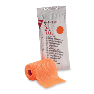 SOLVENTUM SCOTCHCAST PLUS CASTING TAPE - Plus Casting Tape, Standard, 3" x 4 yds, Yellow, 10/cs | Quantity - 1x CS
