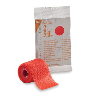 SOLVENTUM SCOTCHCAST SOFT CAST CASTING TAPE - Soft Casting Tape, Red, 2" x 4 yds, 10/cs (Short-Dated; Non-Returnable) | Quantity - 1x CS