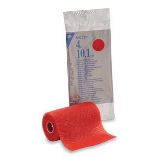 SOLVENTUM SCOTCHCAST SOFT CAST CASTING TAPE - Soft Casting Tape, Red, 2" x 4 yds, 10/cs (Short-Dated; Non-Returnable) | Quantity - 1x CS
