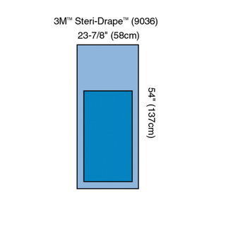 SOLVENTUM DRAPES & SHEETS - Steri-Drape Adhesive Towel Drape, 29" x 29", Absorbent Impervious Material, 40/bx, 4 bx/cs | Quantity - 1x CS