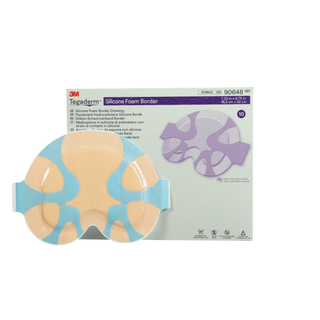 SOLVENTUM TEGADERM SILICONE FOAM BORDER DRESSING - Small Sacral Dressing, 6" x 6.75", 10/bx, 4 bx/cs (Short-dated; Non-Returnable) | Quantity - 1x CS