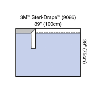 SOLVENTUM DRAPES & SHEETS - Steri-Drape Adhesive Towel Drape, 29" x 29", Absorbent Impervious Material, 40/bx, 4 bx/cs | Quantity - 1x CS