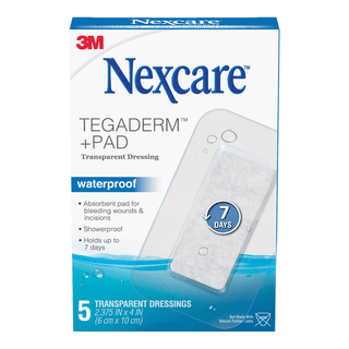 3M PSD NEXCARE ADHESIVE PADS - Absolute Waterproof Premium Adhesive Pads, 2 3/8" x 4", 5/bx, 12 bx/cs | Quantity - 1x CS