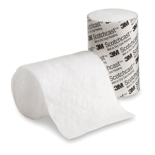 SOLVENTUM SCOTCHCAST WET OR DRY CAST PADDING - Wet or Dry Cast Padding, 4" x 4 yds, 20 rl/bg, 4bg/cs | Quantity - 1x CS