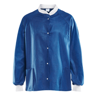 MOLNLYCKE BARRIER WEARING APPAREL - WARM UP JACKETS - Warm-Up Jacket, Small, Blue, 48/cs  | Quantity - 1x CS