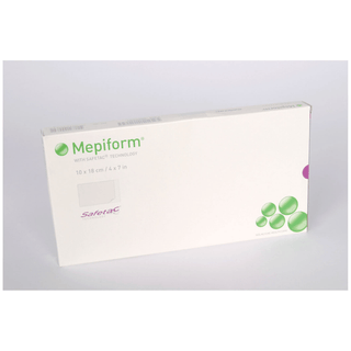 MOLNLYCKE WOUND MANAGEMENT - MEPIFORM - Self-Adherent Soft Silicone Gel Sheeting, 1.6" x 12", 5/bx, 10 bx/cs  | Quantity - 1x CS