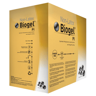 MOLNLYCKE BIOGEL PI GLOVES - Surgical Glove, Size 6, Sterile, Non-Latex, Powder Free (PF), 50/bx, 4 bx/cs  | Quantity - 1x CS