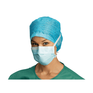 MOLNLYCKE BARRIER FACE MASK WITH TIES - Face Mask, 60/bx, 10 bx/cs (50 cs/plt)  | Quantity - 1x CS