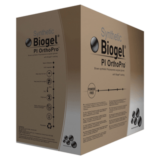 MOLNLYCKE BIOGEL PI ORTHOPRO SURGICAL GLOVES - Surgical Glove, Size 6, Sterile, Polyisoprene, Powder Free (PF), 40/bx, 4 bx/cs  | Quantity - 1x CS