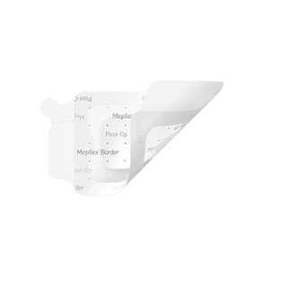MOLNLYCKE MEPILEX BORDER POST-OP ADVANCED DRESSINGS - Mepilex Border Post Op Ag Advanced Dressings, 10cm x 35cm, 5/bx, 12bx/cs  | Quantity - 1x CS