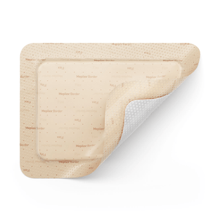 MOLNLYCKE MEPILEX BORDER FLEX - Foam Dressing, 6" x 8" (15 x 20cm) Flexible, Self-Adherent, Absorbent, Bordered, Safetac Technology, 5/bx, 10 bx/cs  | Quantity - 1x CS