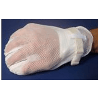MEDI-TECH INTERNATIONAL PROTECTIVE MITTS - Pediatric Mitts, Double Padded, Flap To View Fingers , Latex-Free, Infant (0-1 year) | Quantity - 1x PR
