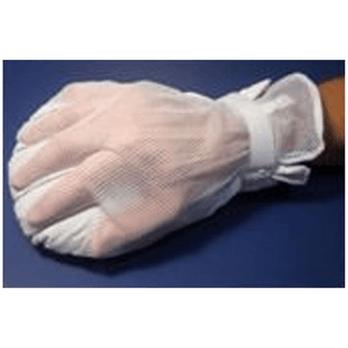 MEDI-TECH INTERNATIONAL PROTECTIVE MITTS - Pediatric Mitts, Double Padded, Flap To View Fingers , Latex-Free, Infant (0-1 year) | Quantity - 1x PR