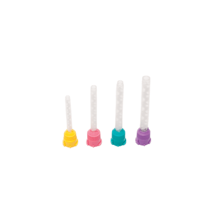 PRO ADVANTAGE  T-MIXER MIXING TIPS - Yellow, 4.2mm T-Mixer Mixing Tips, 48/bg | Quantity - 1x BG
