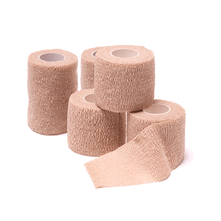 PRO ADVANTAGE COHESIVE BANDAGES - Cohesive Bandage, Assorted Colors (4-Blue, 4-Purple, 4-Red, 3-Green, 3-Pink), 4" x 5 yds, 18/bx (6/cs 24 cs/plt) | Quantity - 1x BX