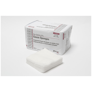 PRO ADVANTAGE GAUZE SPONGES - NON-STERILE - Gauze Sponge, 2" x 2", 12-Ply, Non-Sterile, 200/sleeve, 40 slv/cs (84 cs/plt) | Quantity - 1x CS
