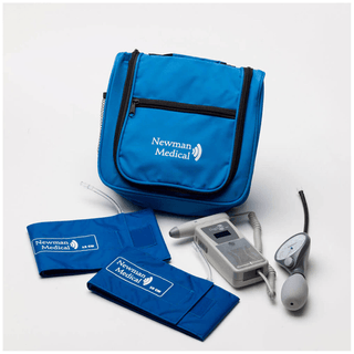 NEWMAN DIGIDOP HANDHELD DOPPLER PROBES - DD-300 with D8 Vascular Probe, 1X10CM Cuff, 1X12Cm Cuff, Aneroid, Carry Bag | Quantity - 1x BX