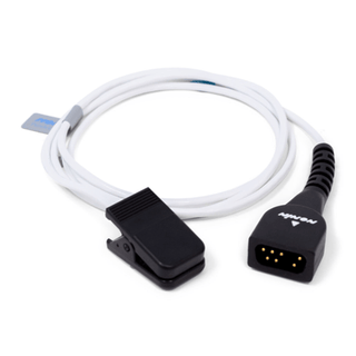 NONIN TABLETOP ACCESSORIES & CONSUMABLES - SpO2 Sensor, Ear Clip, Reusable, 8000Q2, (1 meter) (Continental US Only - including Alaska & Hawaii) | Quantity - 1x EA