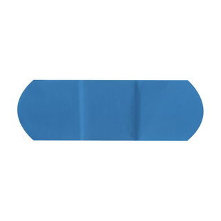 DUKAL BLUE METAL DETECTABLE ADHESIVE BANDAGES - Adhesive Bandage, Lightweight, Flex, Fabric, 1-1/2" x 3", Blue, Sterile, Bulk, 1800/cs | Quantity - 1x CS
