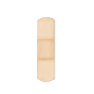 DUKAL FIRST AID SHEER ADHESIVE BANDAGES - Adhesive Bandage, Sheer, 3/8" x 1-1/2", Sterile, 2500/bx, 12 bx/cs | Quantity - 1x CS