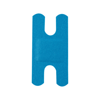 DUKAL BLUE METAL DETECTABLE ADHESIVE BANDAGES - Adhesive Bandage, Lightweight, Flex, Fabric, 1-1/2" x 3", Blue, Sterile, Bulk, 1800/cs | Quantity - 1x CS