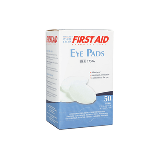 DUKAL OVAL EYE PADS - Oval Eye Pad, 1 5/8" x 2 5/8", Sterile, 1/pk, 50 pk/bx, 24 bx/cs | Quantity - 1x CS