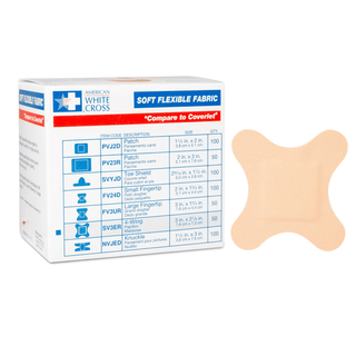 DUKAL SOFT FLEXIBLE FABRIC BANDAGES - Adhesive Bandage, Soft, Flex, Fabric, 2" x 3", Sterile, 50/bx, 12 bx/cs | Quantity - 1x CS