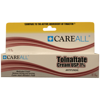 NEW WORLD IMPORTS CAREALL ANTIFUNGAL CREAM - CareAll Tolnaftate Antifungal Cream, 1.0 oz, 24/bx, Compare to Active Ingredient in Tinactin | Quantity - 1x BX