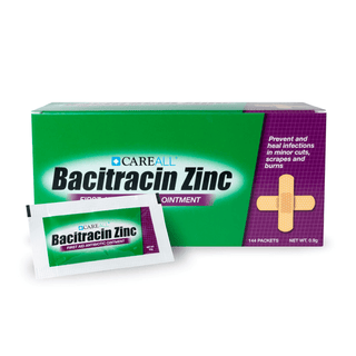NEW WORLD IMPORTS CAREALL BACITRACIN OINTMENT - Bacitracin Ointment, 0.9g, 144/bx, 12 bx/cs | Quantity - 1x CS