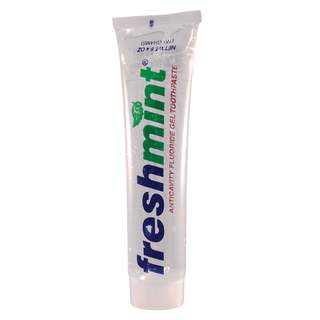 NEW WORLD IMPORTS FRESHMINT CLEAR GEL TOOTHPASTE - Single Use Anticavity Fluoride Gel Toothpaste Packet, 500/bx, 2 bx/cs | Quantity - 1x CS