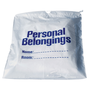 NEW WORLD IMPORTS PERSONAL BELONGINGS BAG - Drawstring Bag, 20" x 22", 1.5 ml, 500/cs (To Be DISCONTINUED) | Quantity - 1x CS