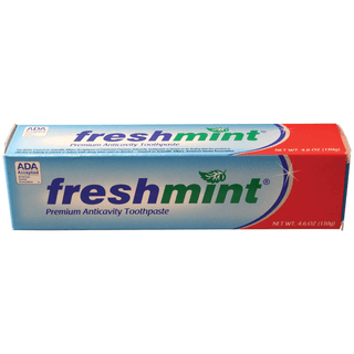 NEW WORLD IMPORTS FRESHMINT ADA APPROVED PREMIUM TOOTHPASTE - Freshmint Premium Anticavity Toothpaste, 4.6 oz, ADA Approved, 24/cs | Quantity - 1x CS