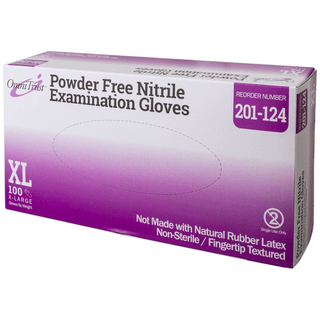 OMNI INTERNATIONAL OMNITRUST NITRILE POWDER FREE EXAMINATION GLOVE - Exam Glove, Nitrile, X-Large, Textured Fingers, Blue, Powder Free (PF), 200/bx, 10 bx/cs (See additional pricing for drop ship orders less than 1,000 cs) | Quantity - 1x CS