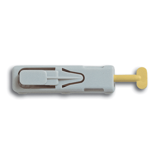 OWEN MUMFORD UNISTIK SINGLE-USE CAPILLARY BLOOD SAMPLING DEVICES - Lancet, Normal/ Medium Flow, 23G, 1.8mm Penetration Depth, Yellow, 200/bx (US & Canada Only) | Quantity - 1x BX