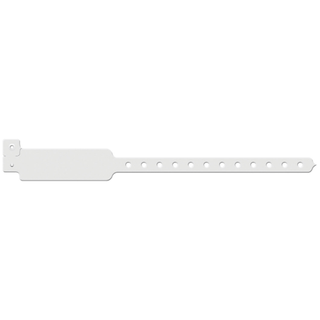 MEDICAL ID SOLUTIONS 10" VINYL WRISTBAND - WRITE-ON - Wristband, Adult/ Pediatric, Write-On Vinyl, Custom Printed, Blue, 500/bx | Quantity - 1x BX