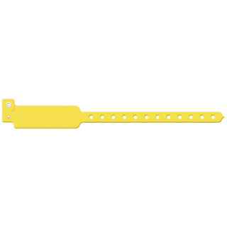 MEDICAL ID SOLUTIONS 10" VINYL WRISTBAND - WRITE-ON - Wristband, Adult/ Pediatric, Write-On Vinyl, Custom Printed, Blue, 500/bx | Quantity - 1x BX