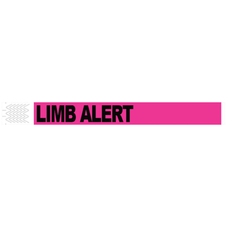 MEDICAL ID SOLUTIONS TYVEK WRISTBANDS - Wristband, Tyvek 1", Solid Pink, 1000/bx | Quantity - 1x BX