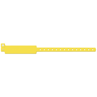 MEDICAL ID SOLUTIONS 12" VINYL WRISTBAND - WRITE-ON - Wristband, Adult, Write-On Vinyl, Red, 500/bx | Quantity - 1x BX