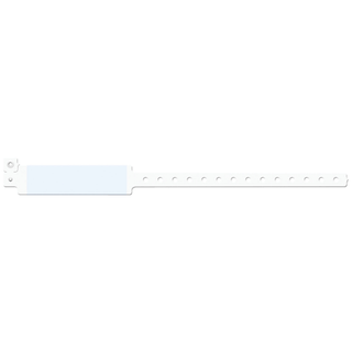 MEDICAL ID SOLUTIONS 12" VINYL WRISTBAND - IMPRINTER - Wristband, Adult, Imprinter Vinyl, Orange, 500/bx | Quantity - 1x BX
