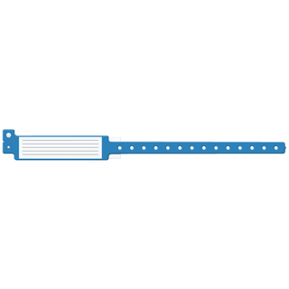 MEDICAL ID SOLUTIONS INSERT VINYL WRISTBANDS - Wristband, L-Shape, Insert Vinyl, White, 500/bx | Quantity - 1x BX