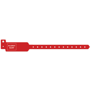 MEDICAL ID SOLUTIONS TRI-LAMINATE ALERT WRISTBANDS - Wristband, L Shape, Tri-Laminate, Fall Risk, Yellow, 500/bx | Quantity - 1x BX