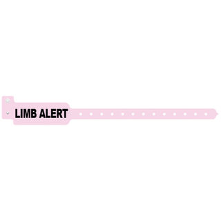 MEDICAL ID SOLUTIONS TRI-LAMINATE ALERT WRISTBANDS - Wristband, L Shape, Tri-Laminate, Fall Risk, Yellow, 500/bx | Quantity - 1x BX